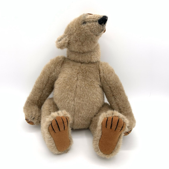 Heartfelt Collectibles George Bear Denise Purrington Rare Plush‎ Jointed Brown - Picture 5 of 12